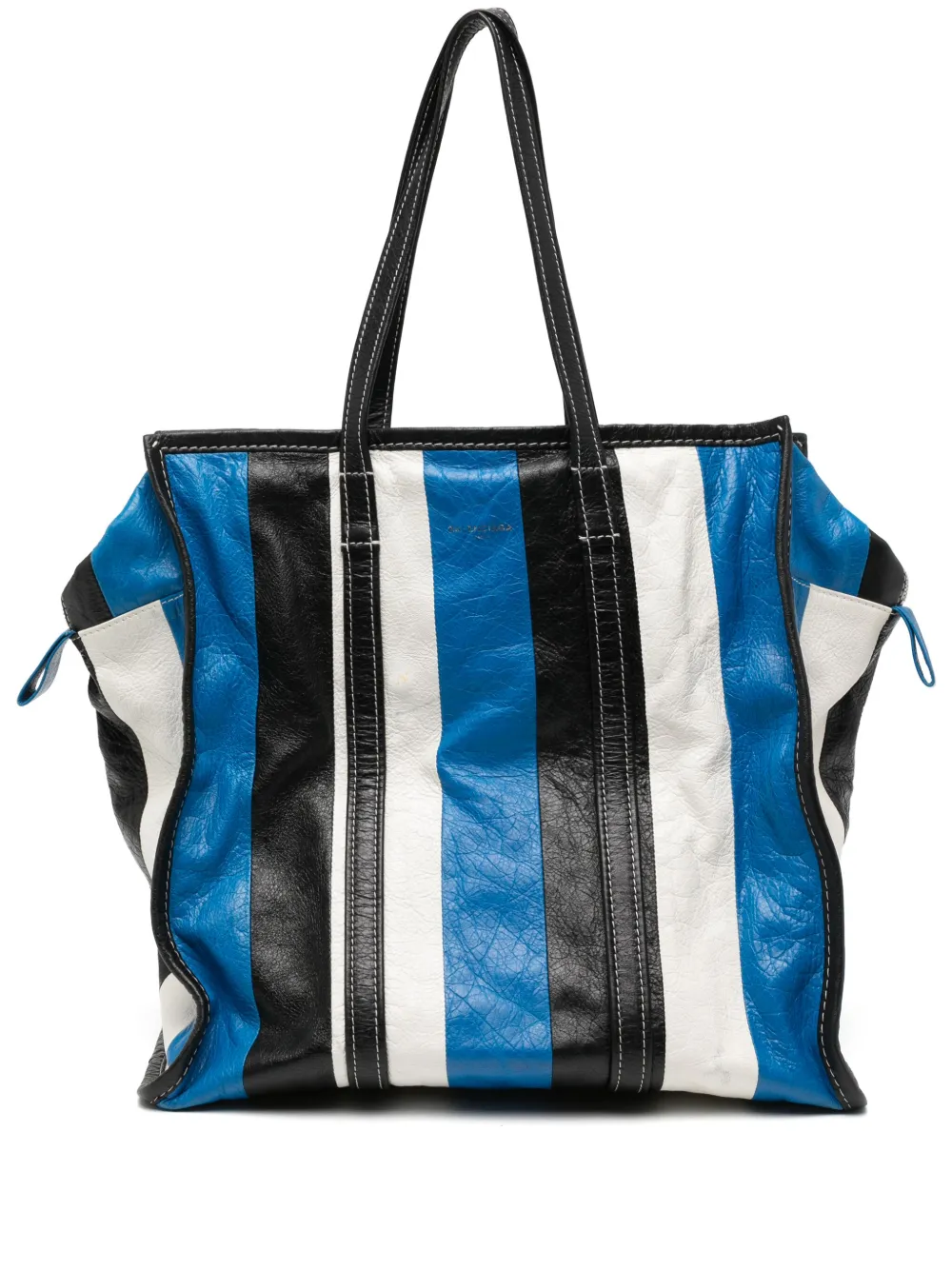 Balenciaga Pre Owned Bazar Tote Bag Blau FARFETCH DE