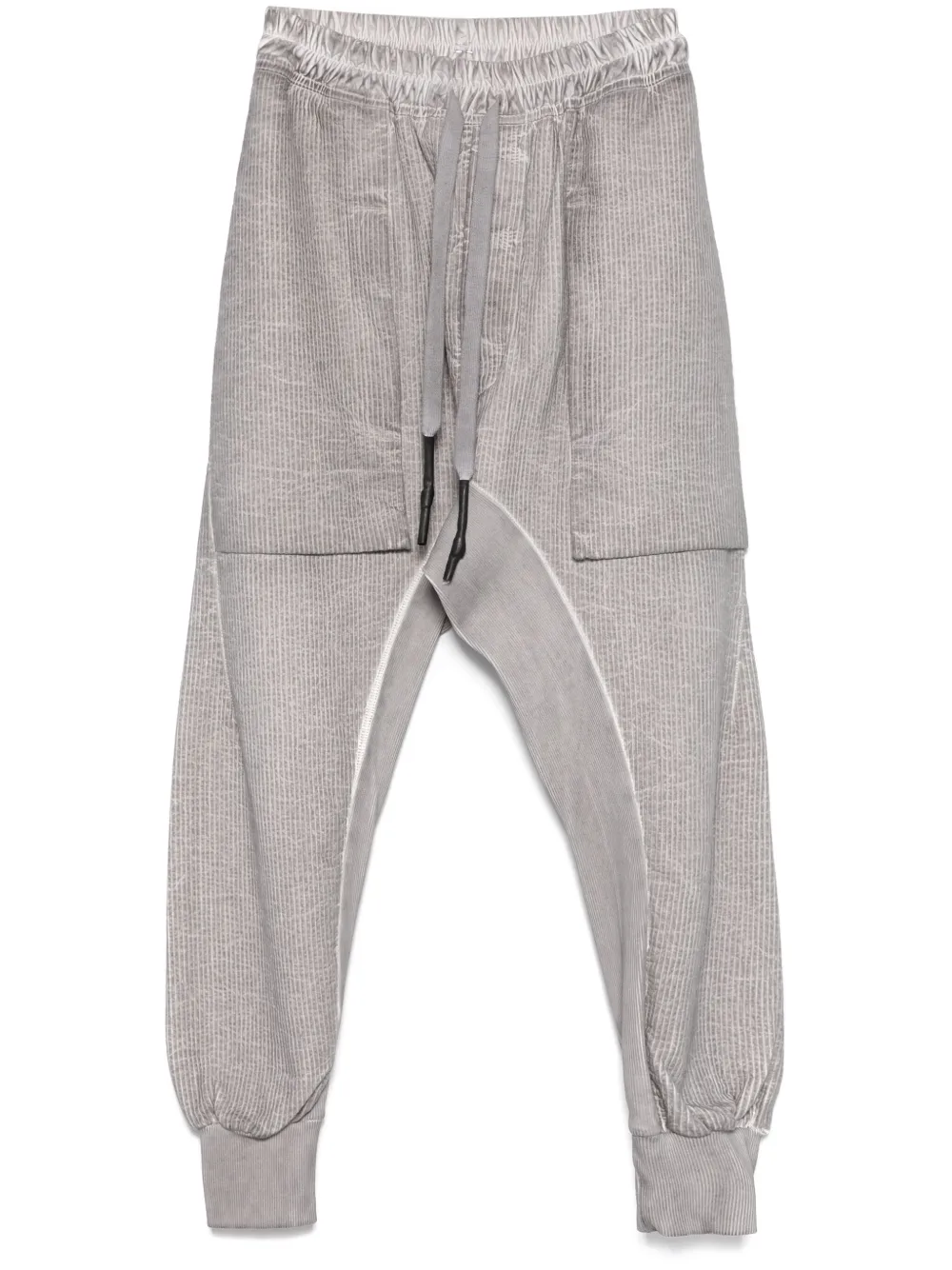 Gusset Stripe Plomb trousers