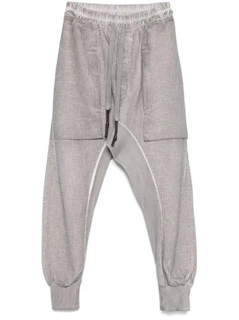 Isaac Sellam Experience Gusset Stripe Plomb trousers