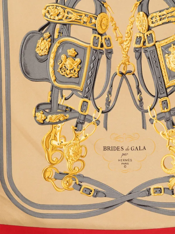 Hermès Pre-Owned Brides De Gala スカーフ | レッド | FARFETCH JP