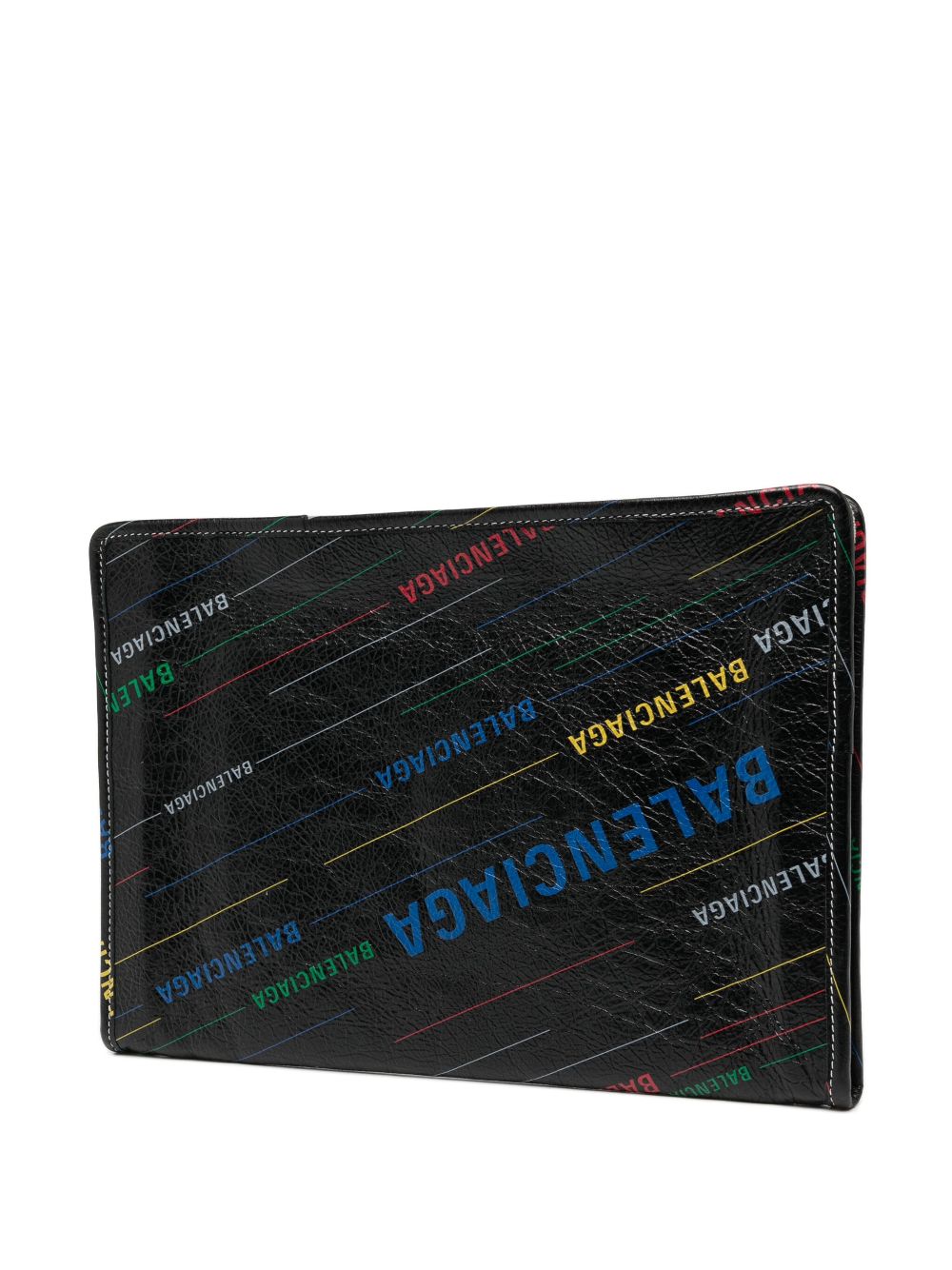 Balenciaga logo-print bazar pouch Women