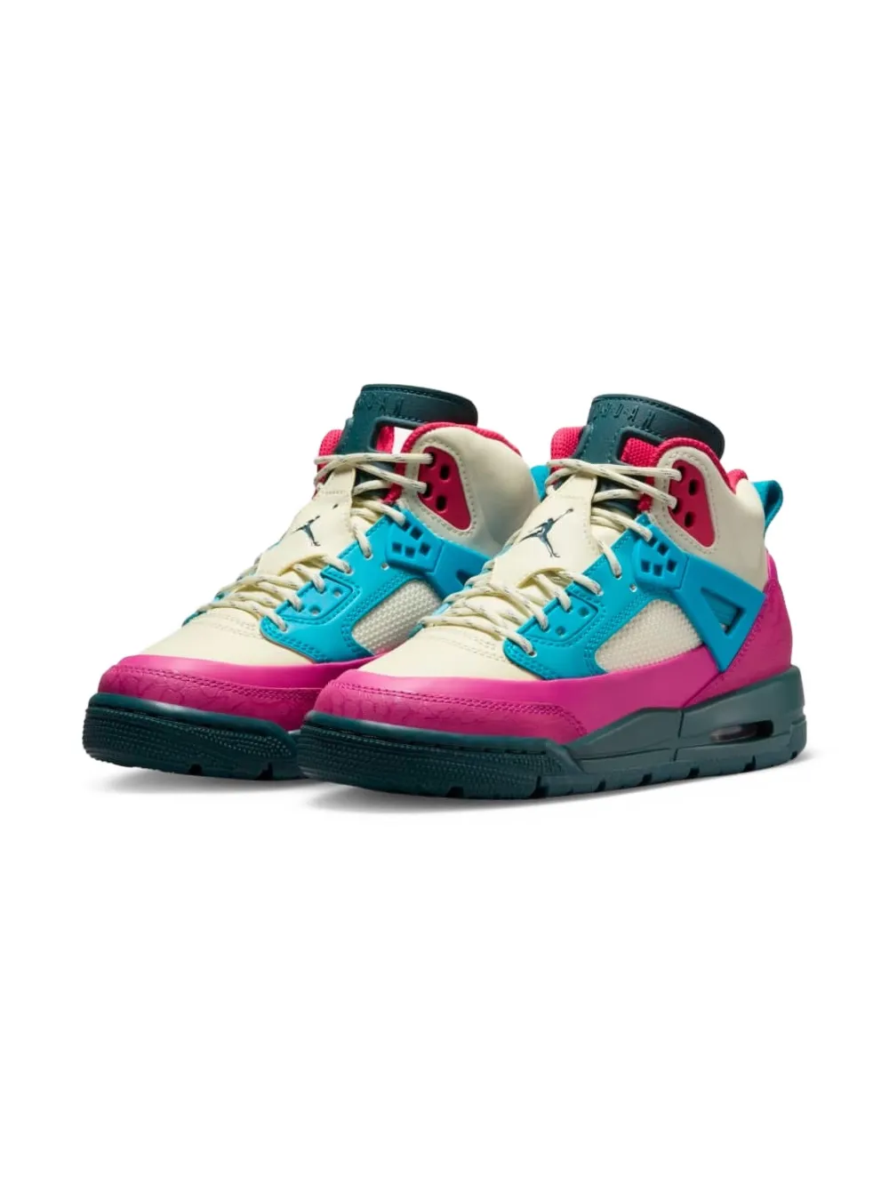 Jordan Kids Jordan Winterized Spizike Coconut Milk/Active Pink/Aquamarine/Oxidized Green sneakers - Beige