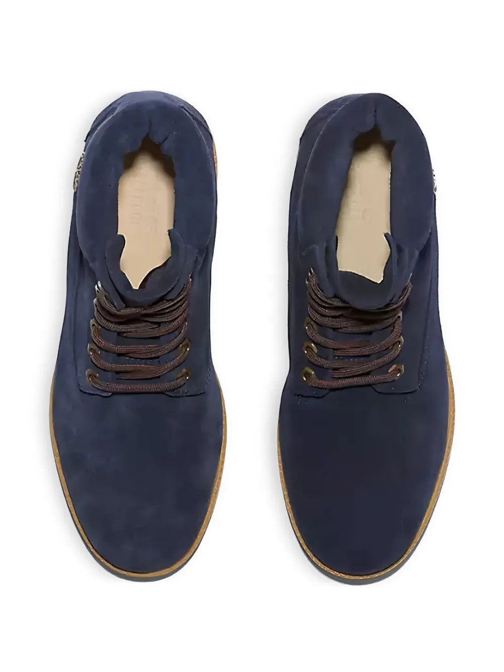 Timberland Heritage 6 Inch Lace Up Waterproof "Dark Blue Suede" boots