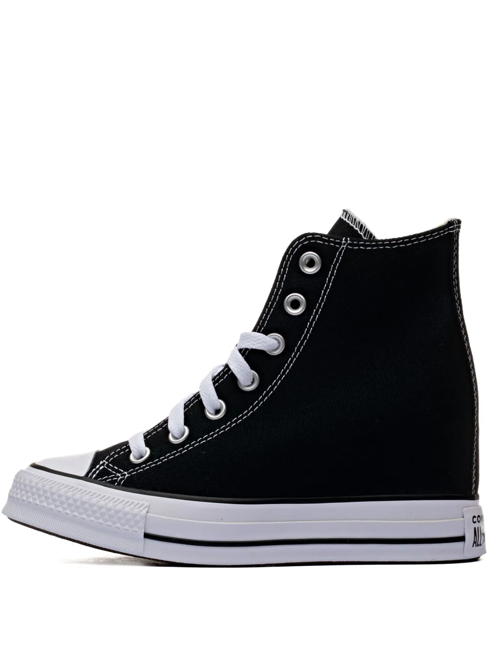 Converse Chuck Taylor All Star Wedge Platform Hi "Black White" sneakers