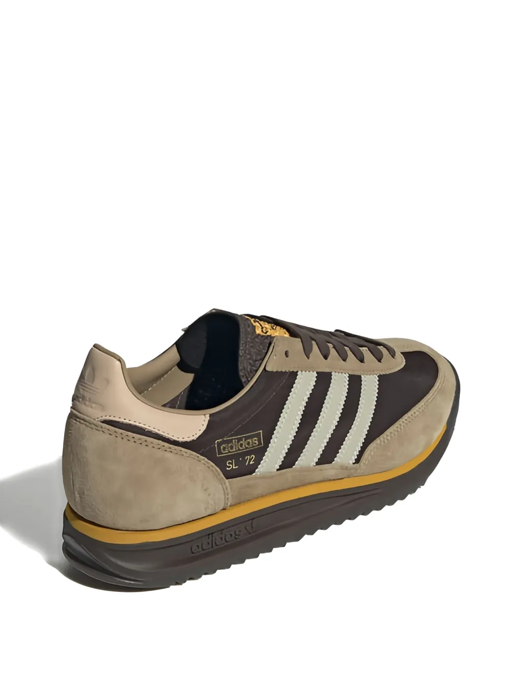 adidas SL 72 RS "Brown Putty Grey Preloved Yellow" sneakers