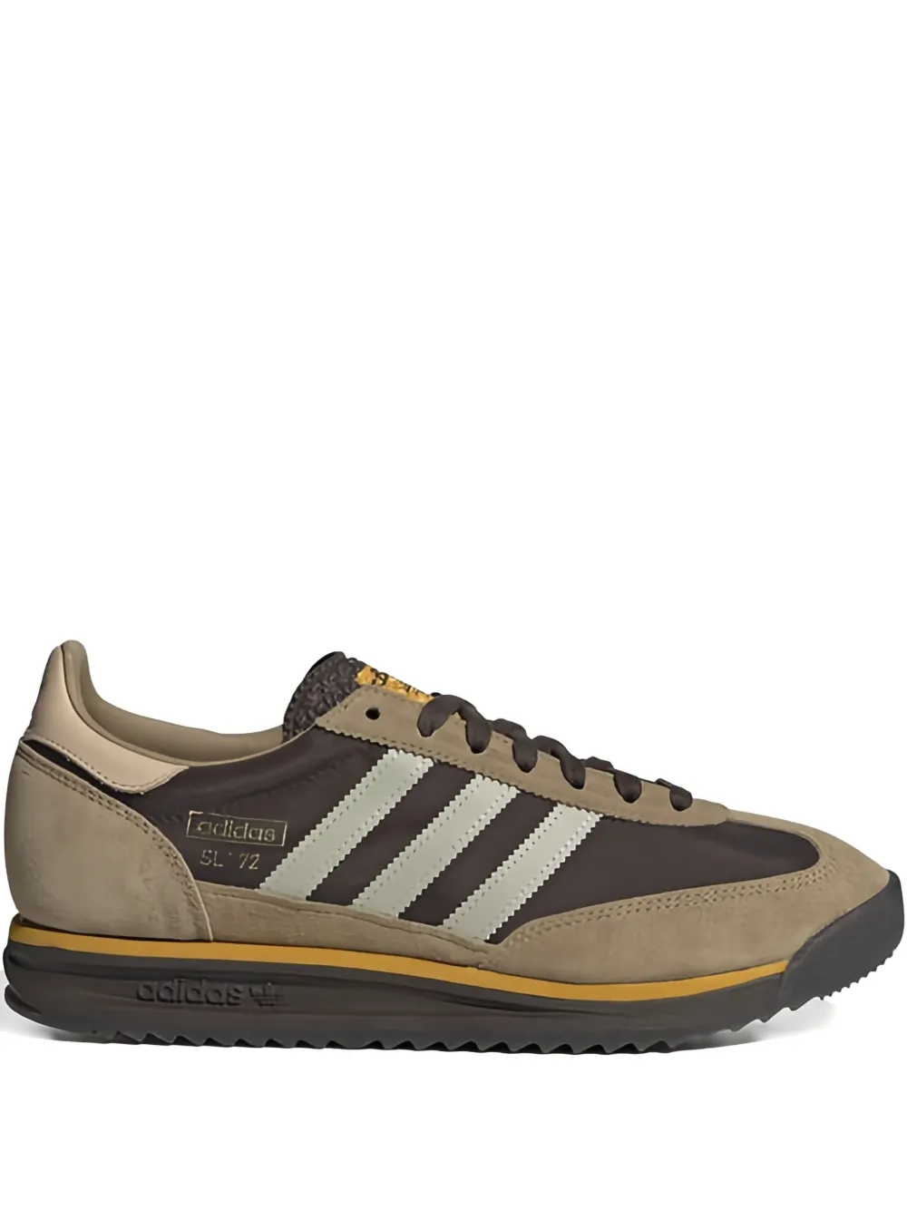 adidas SL 72 RS "Brown/Putty Grey/Preloved Yellow" sneakers | Brown | Image 1