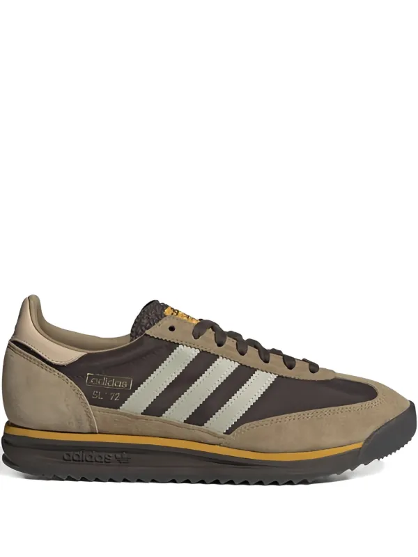 Adidas SL 72 RS "Brown/Putty Grey/Preloved Yellow" Sneakers | Brown |  FARFETCH UK