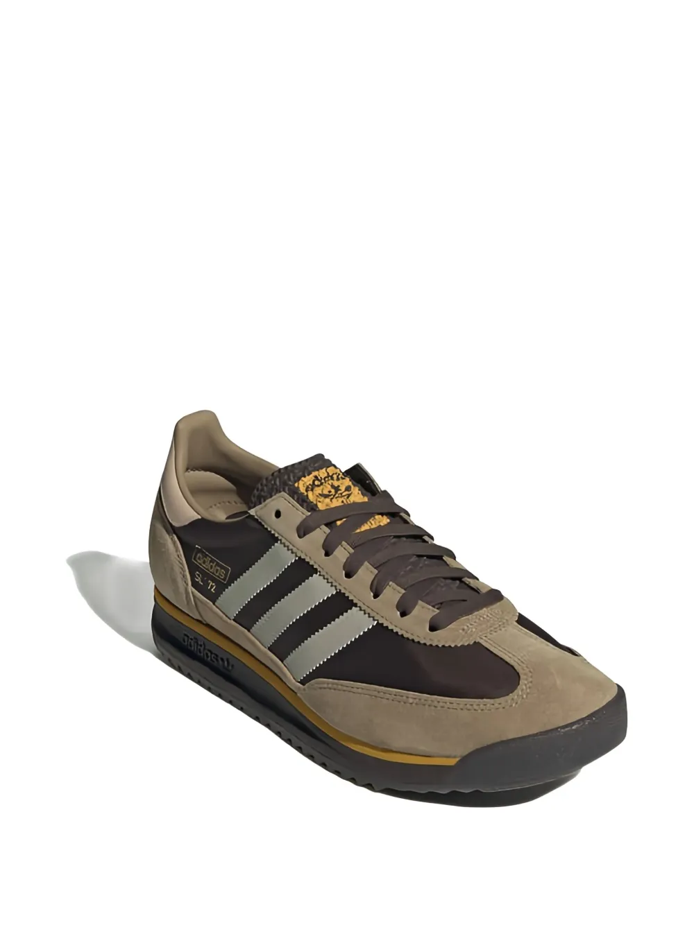 adidas SL 72 RS "Brown/Putty Grey/Preloved Yellow" sneakers | Low-Tops | Image 2
