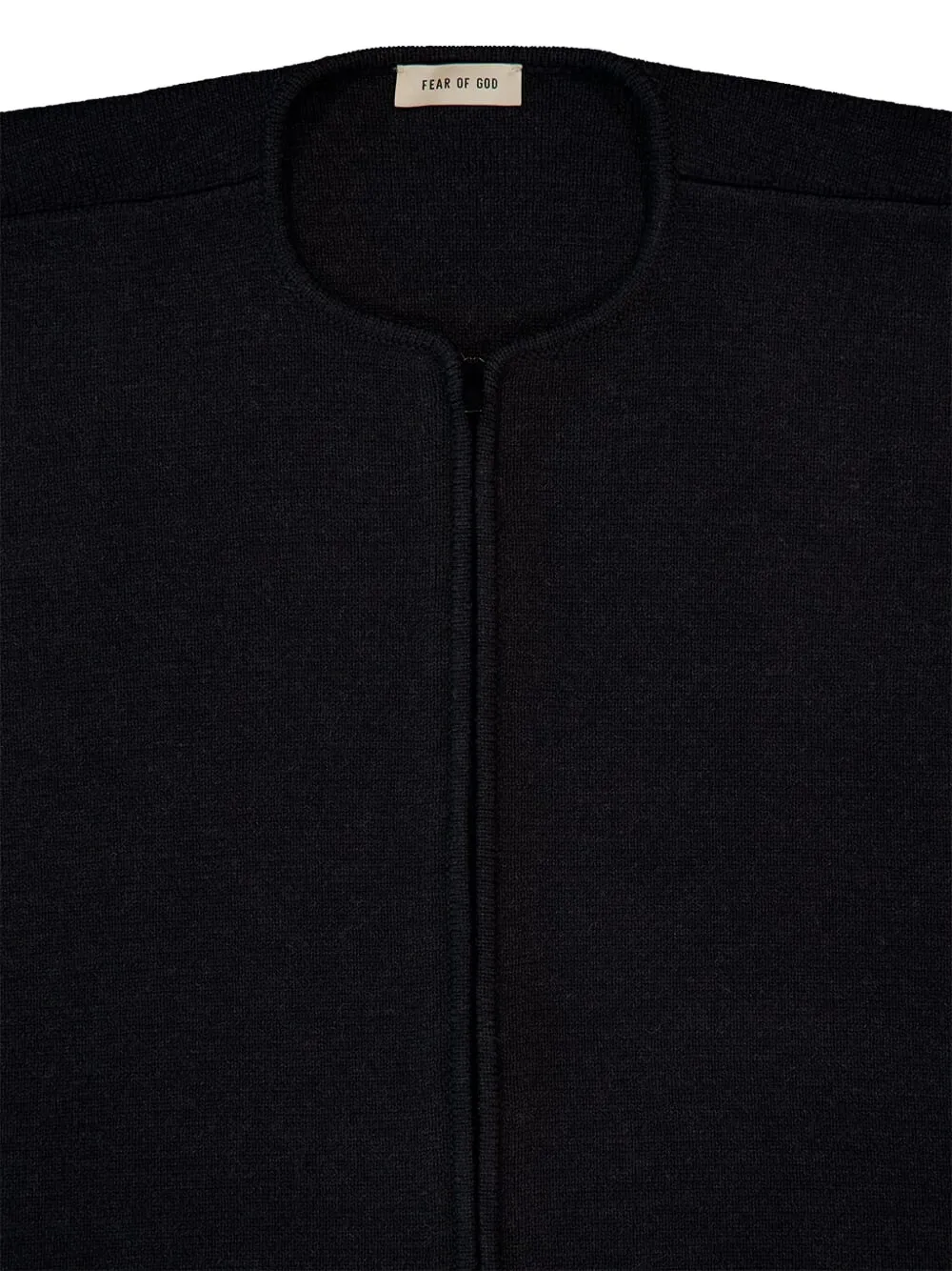 Fear Of God Wollen trui met rits Zwart