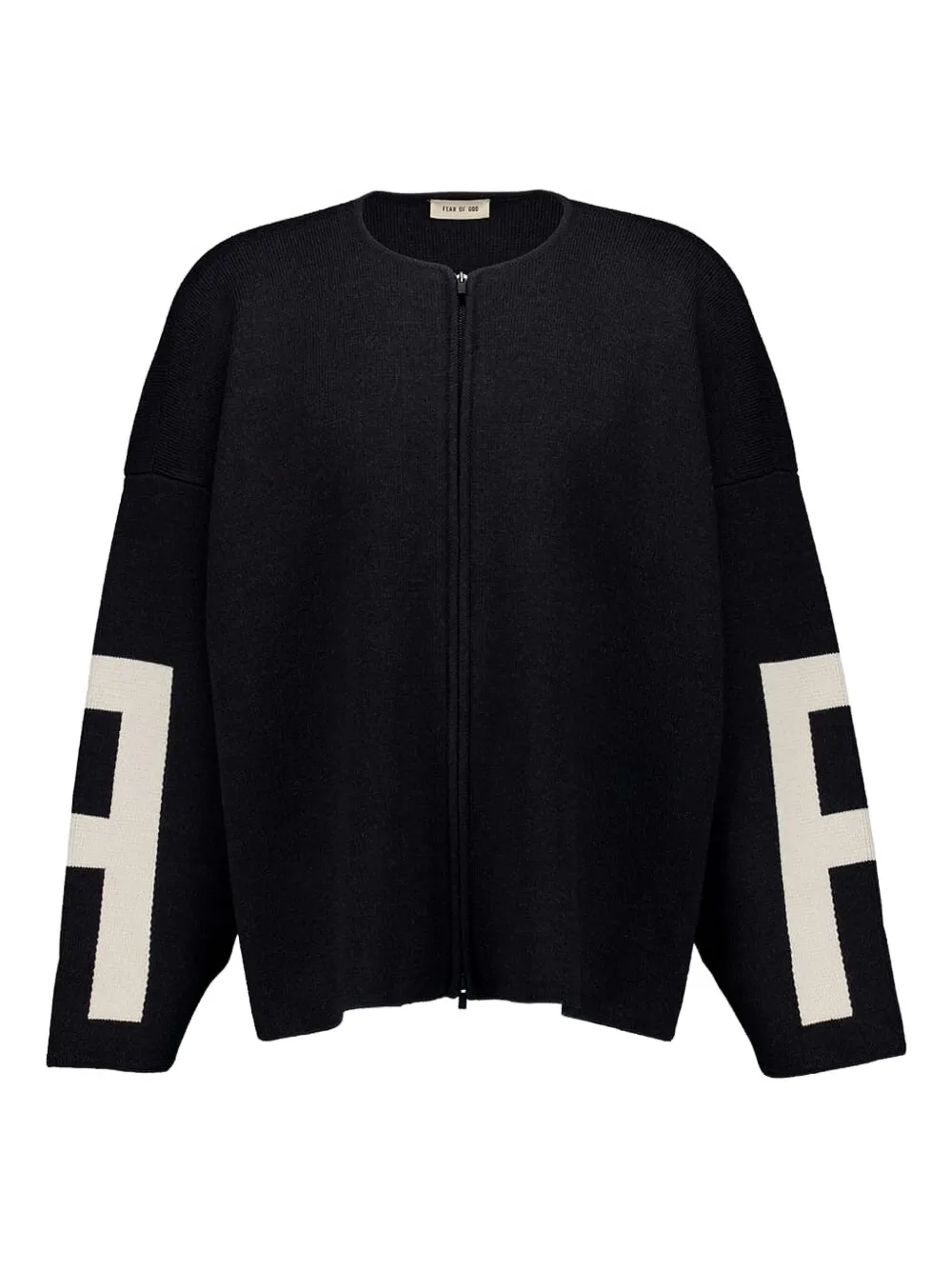 Fear Of God wool full-zip sweater | Black | Image 1