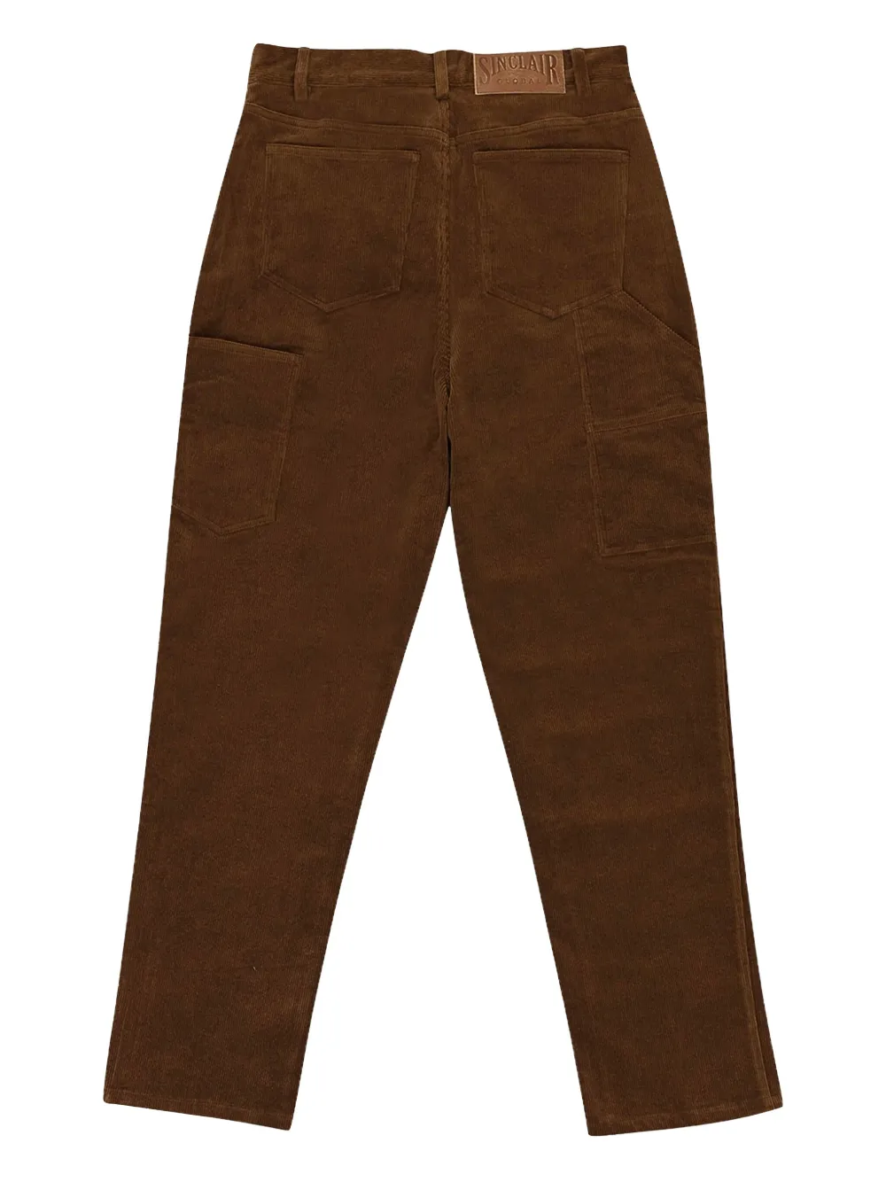Sinclair Ribfluwelen straight broek - Bruin