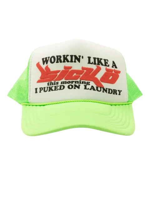 Sicko gorra trucker con logo estampado