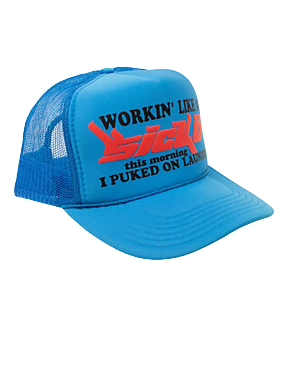 Sicko logo-print trucker cap - Blauw