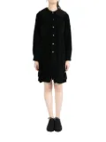 Comme Des Garçons Comme Des Garçons ruffle-hem dress - Black