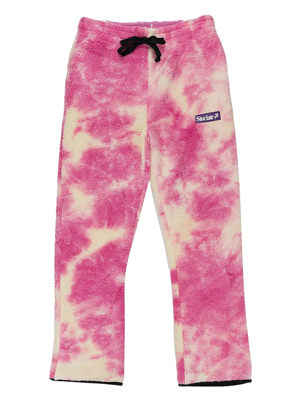 Sinclair tie-dye fleece trousers | Pink | Image 1