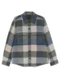 Vince plaid-pattern shirt - Blue