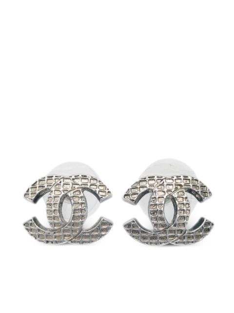 HOT SALE CHANEL 2000 CC earrings Women