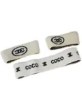 CHANEL Pre-Owned 1990-2000s wristband set - White