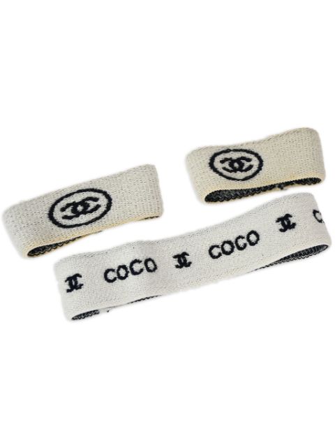 HOT SALE CHANEL 1990-2000s wristband set Women