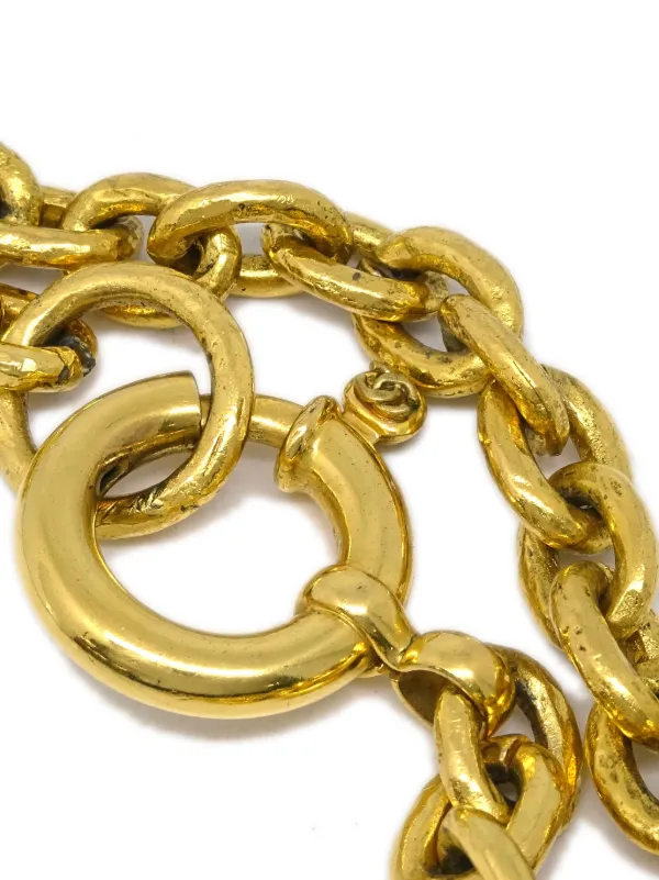 CHANEL Pre-Owned 1994 トリプル ココマーク ネックレス