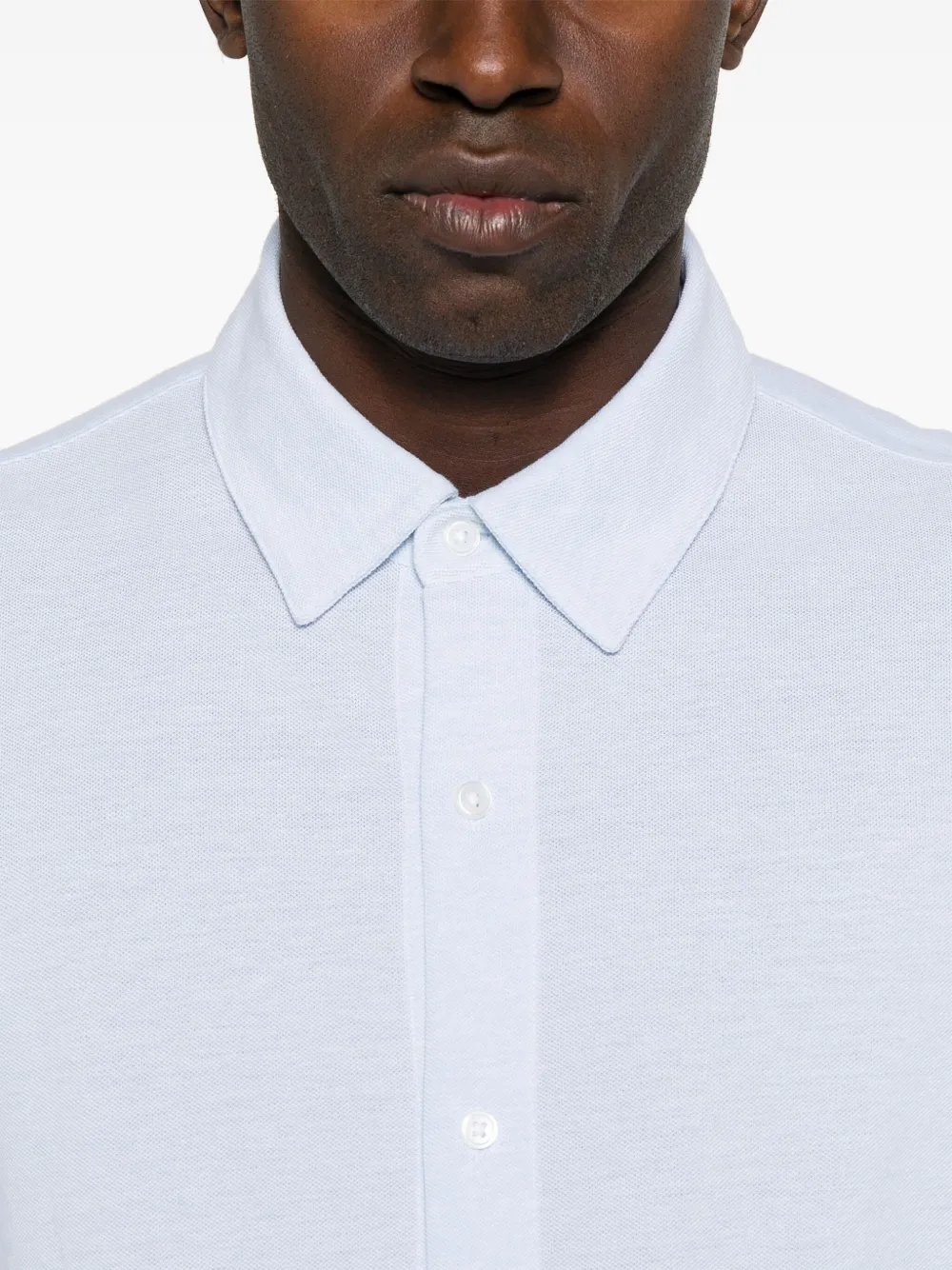 Vince Piqué poloshirt Blauw