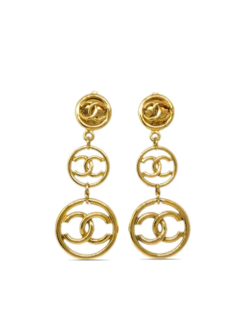 Boucles d'oreilles à clip (1993) - CHANEL Pre-Owned - Modalova