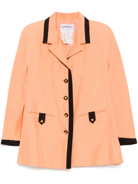 CHANEL Pre-Owned 1990-2000s Single Breasted Jacket