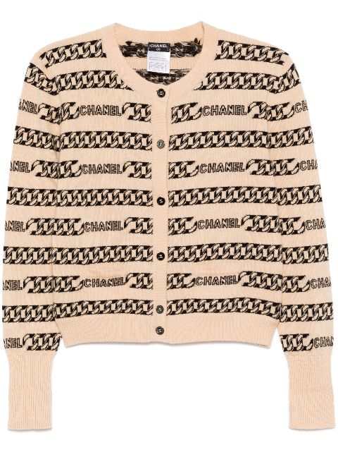 CHANEL 2001 jacquard Cardigan Women