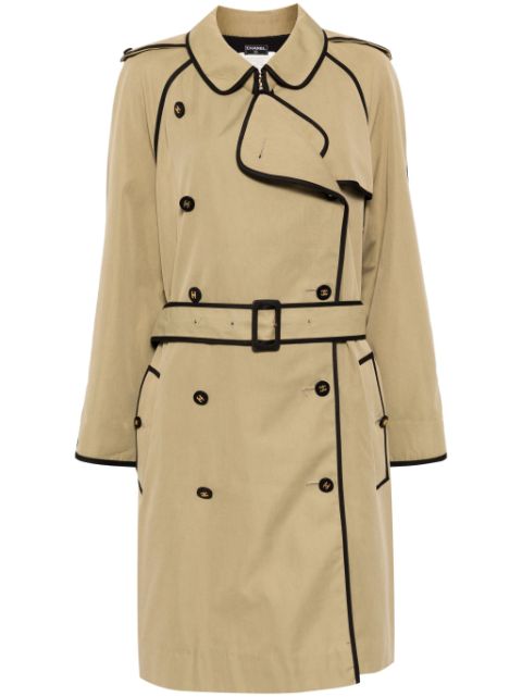 HOT SALE CHANEL 1990-2000s trench coat Women