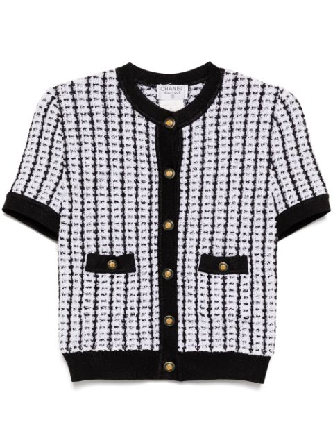 CHANEL 1997 short sleeve cardigan Women