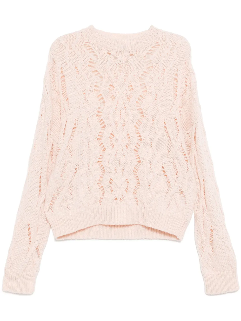 OUR LEGACY cable-knit jumper Roze