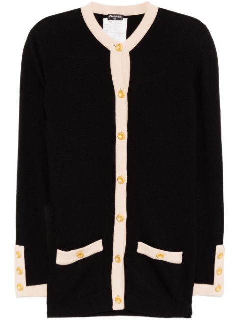 HOT SALE CHANEL 1993 cashmere cardigan Women