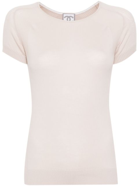 HOT SALE CHANEL 2008 short sleeve T-shirt Women