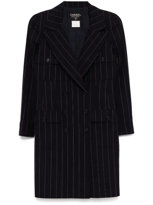 Veste à boutonnière croisée - CHANEL Pre-Owned - Modalova
