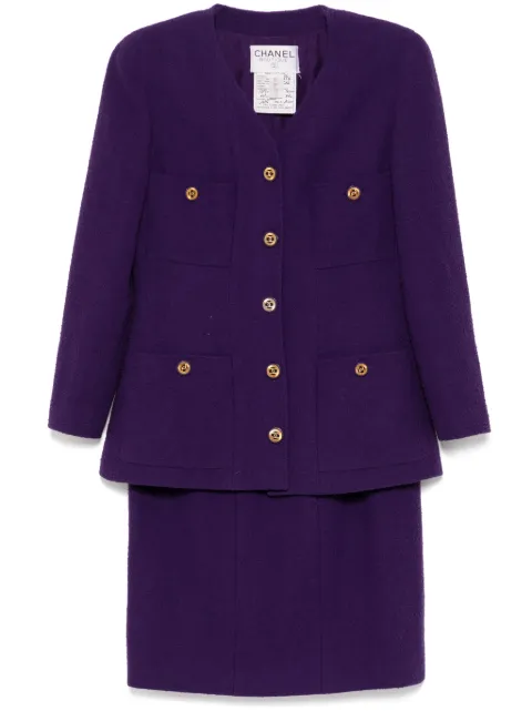 CHANEL Pre-Owned tailleur-jupe (années 1990-2000)