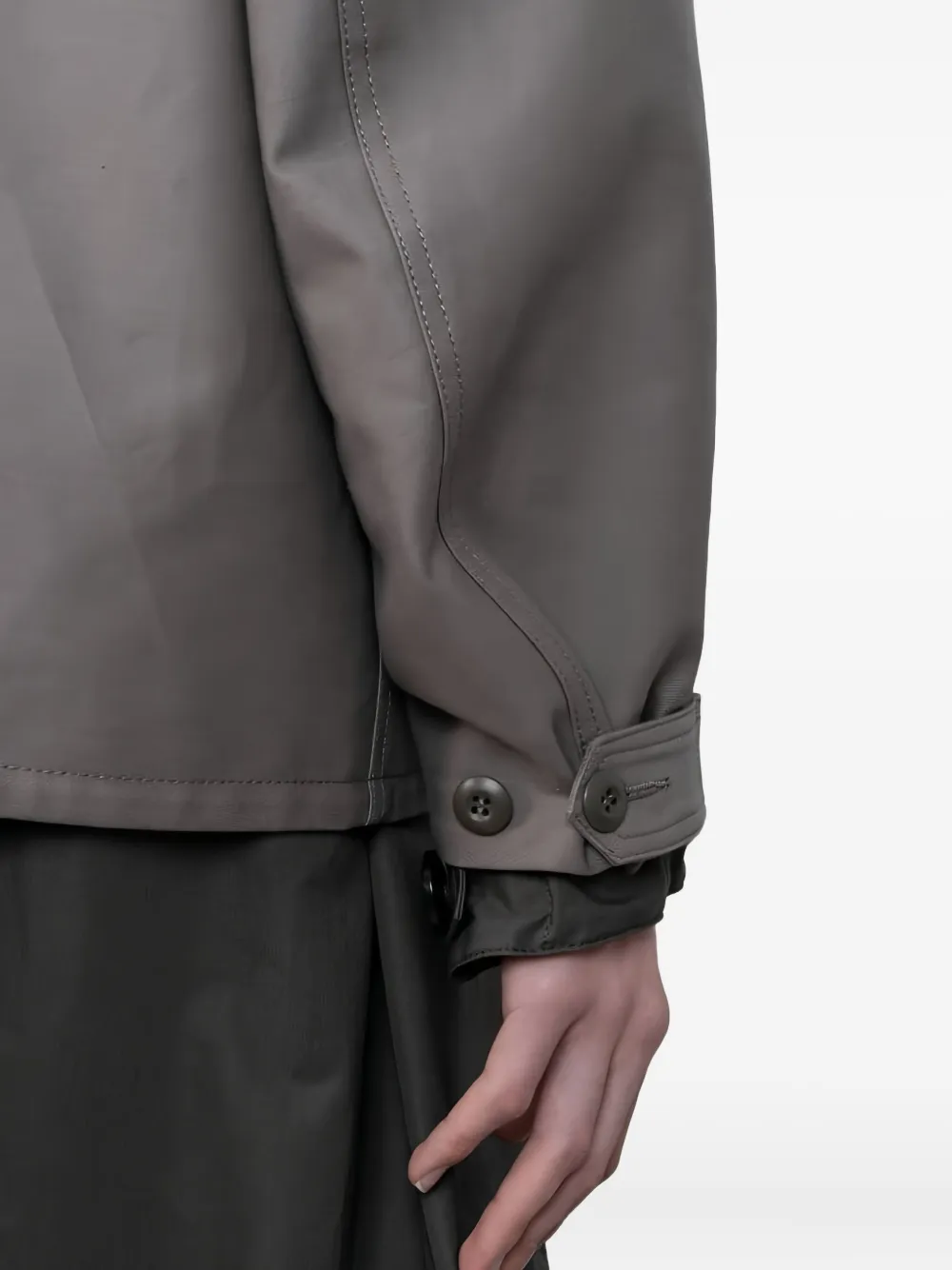 sacai Gelaagde jas Beige