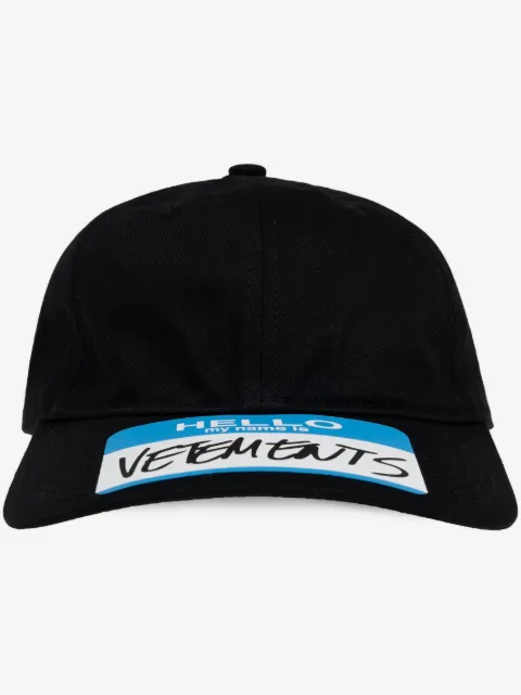 VETEMENTS logo-patch cap