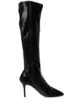 Courrèges 75mm Oblique boots - Black