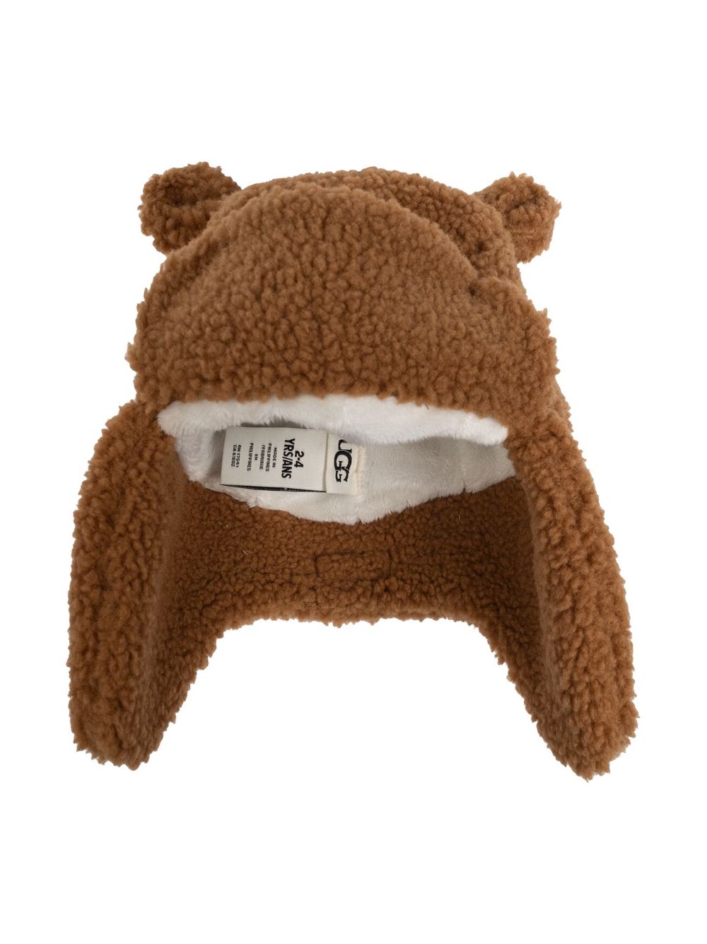 UGG Kids shearling hat - Brown