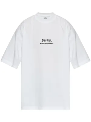 VETEMENTS（ヴェトモン）メンズ Tシャツ - FARFETCH