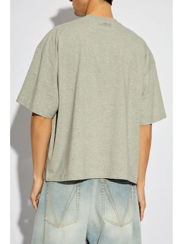 Tシャツ・カットソー VETEMENTS Men T Shirts UA66TR645GGREYMELANGE Gray Only VETEMENTS T-Shirt in Grey Melange – SVRN