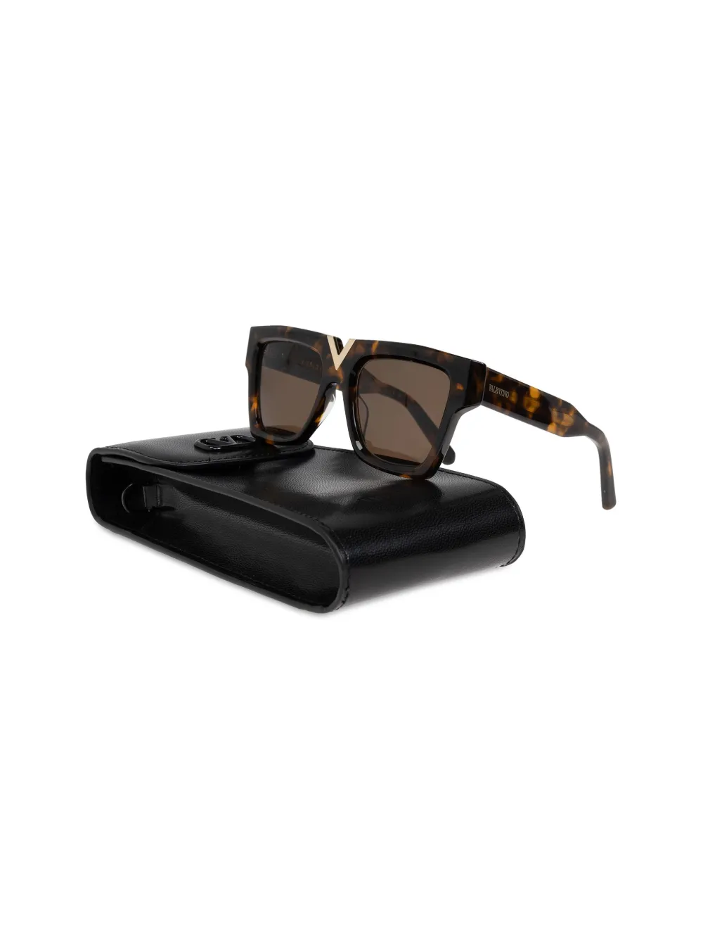 VALENTINO GARAVANI EYEWEAR VLogo Signature zonnebril Bruin