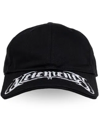 VETEMENTS ロゴ キャップ | ブラック | FARFETCH JP