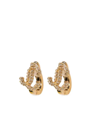 Jimmy Choo JC Earrings | Gold | FARFETCH CA