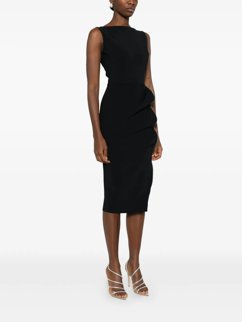 CHIARA BONI La Petite Robe Branka midi-jurk Zwart