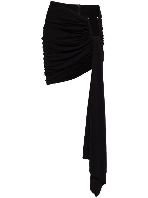 Christopher Esber Arced Nicro Skirt in Black