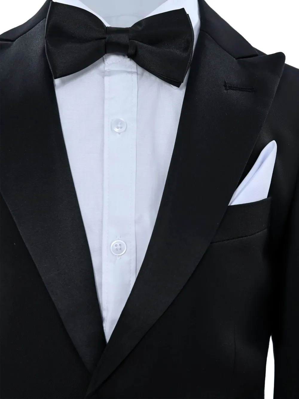  Moustache Peak-lapels Suit - Black 