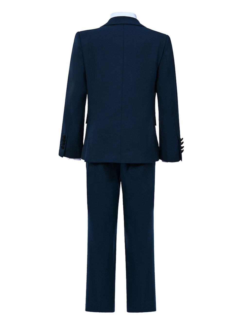 Moustache peak-lapels suit - Blauw