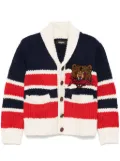 DSQUARED2 striped cardigan - White