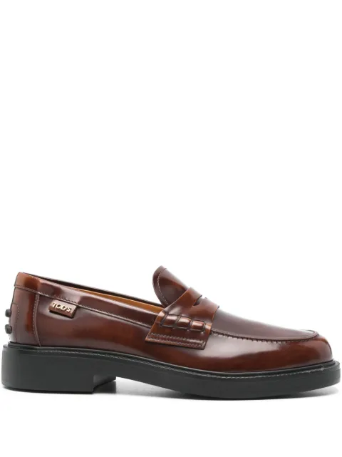 Tod's leather loafers